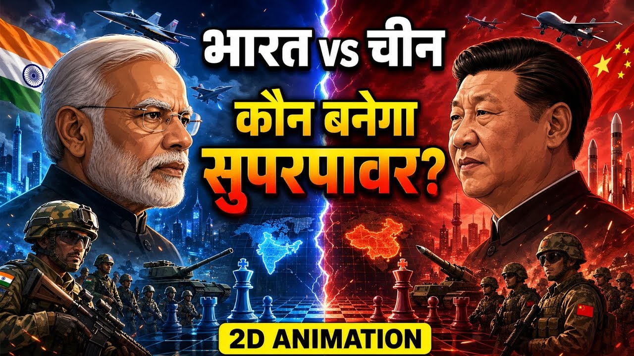 India vs China : Global Power Game Explained 🇮🇳🇨🇳 | Documentary PART - 1 