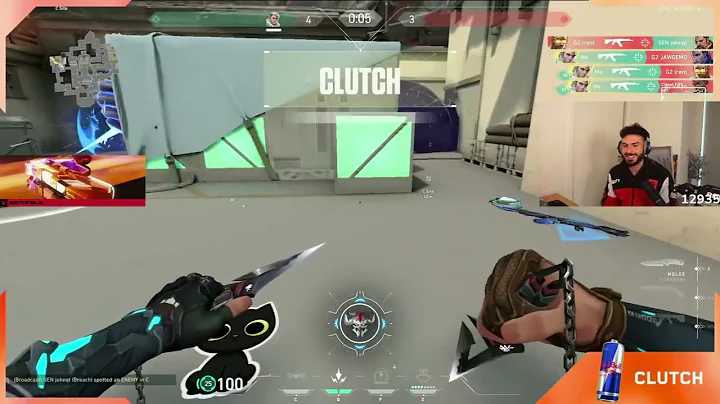 SEN Tarik's hyped reaction as SEN N4RRATE pulls off VCT's nastiest 1v3 clutch ever against G2 final