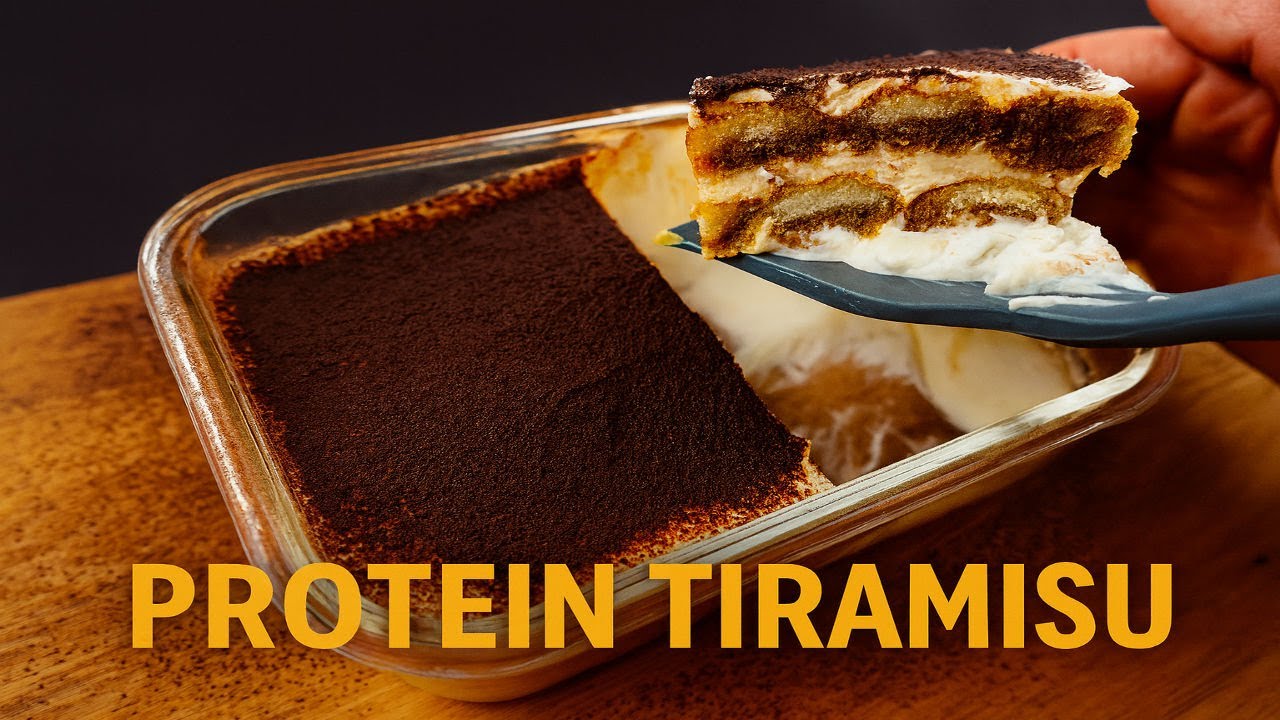 This Protein Tiramisu Tastes Better Than the Classic! 90 G PROTEIN IN THIS DESERT!
