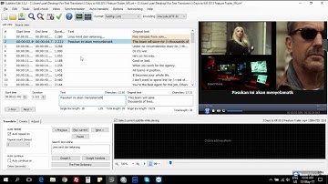 Subtitle Edit - How to start translating subtitle from Eng - Other Language