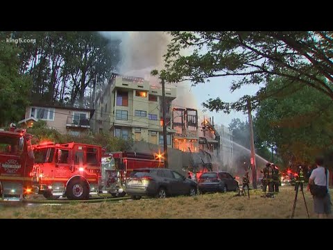 Fire damages four buildings in south Seattle