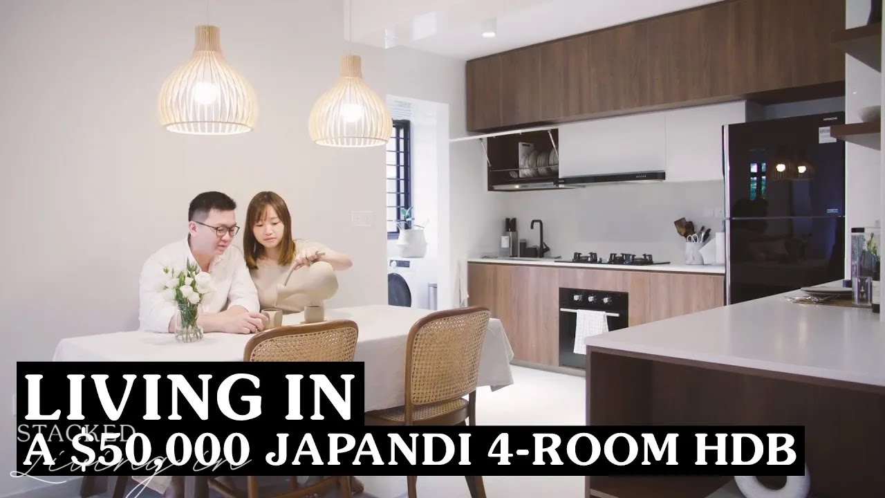 Inside A Minimalist Japanese Design Meets Scandinavian Interior Built At $50K (Including Furnishing)