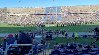 UCONN Marching Band performance at Rentschler Field prior to UCONN v. Rice on October 26, 2024.