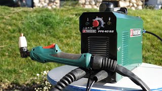 Plasma Cutter PARKSIDE PPS 40 B2 (149€) - Unboxing and Test