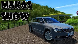 Ai̇le Arabasini Kaçirip E5Te Makas Atmak - Ci̇ty Car Dri̇vi̇ng Skoda Superb 2014 Mod T300Rs