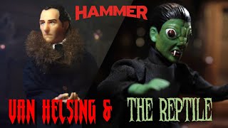 MEGO HAMMER HORROR VAN HELSING & THE REPTILE FIGURES REVIEW!