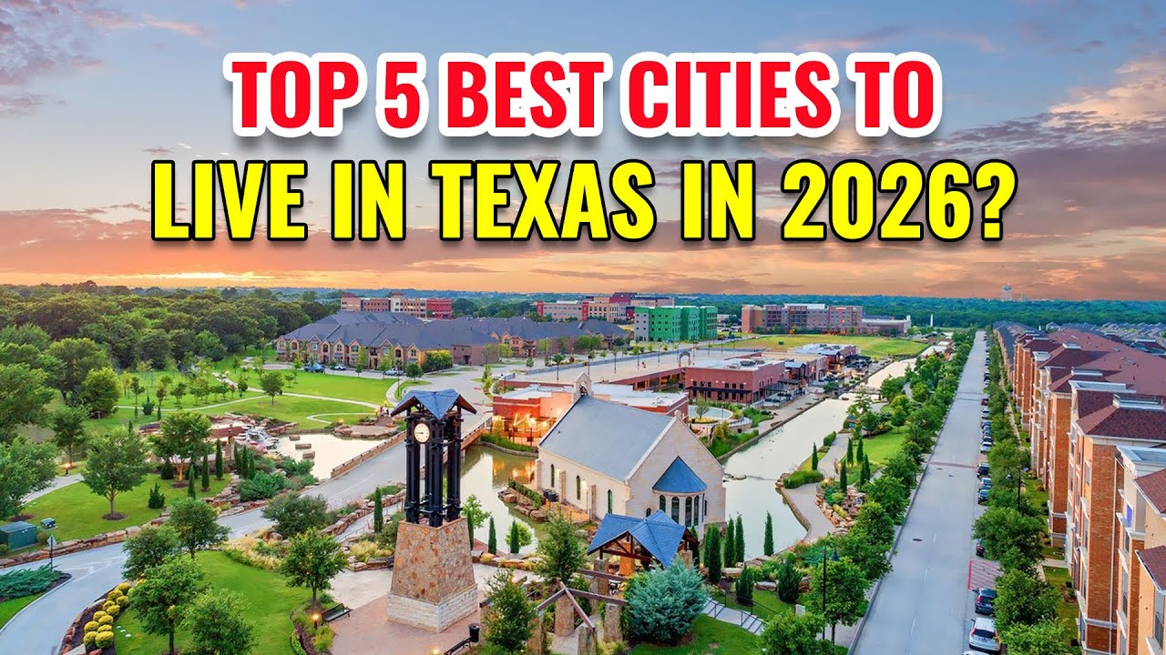 Топ-5 лучших городов Техаса для жизни в 2026 году (все говорят о №3)