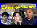 Reacting to the GLOW UP effect in BTS (Who changed the most?)