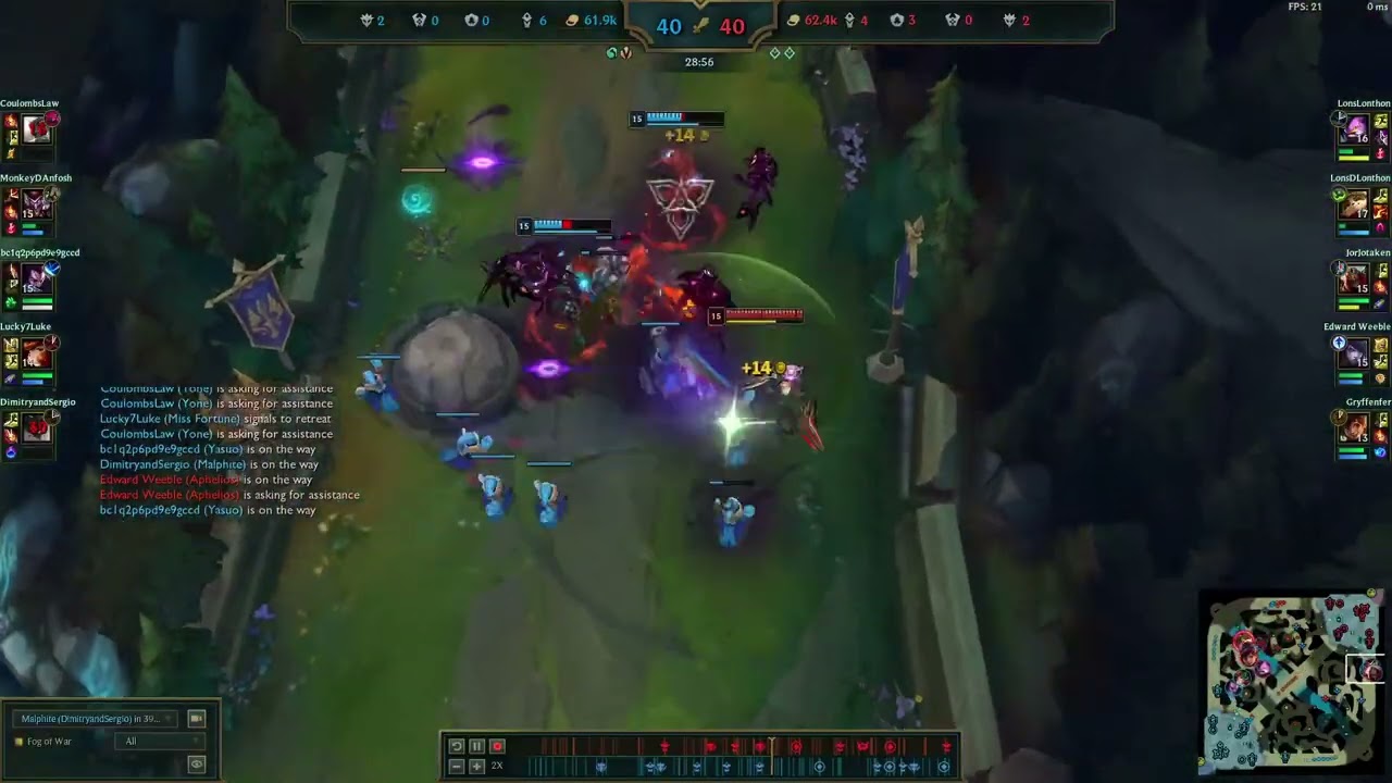 League of Legends January 14, 2026 Malphite. How we won - I don't know.