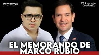 EXCLUSIVO: El memorando del Secretario de Estado, Marco Rubio, sobre Beto Coral | Daniel Coronell