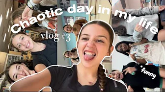 Chaotic day in my life *vlog #3, funny, friends, GRWM*📚✏️