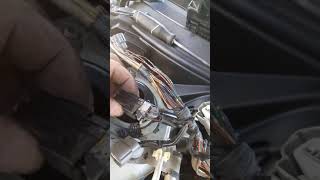 Blown fuse Nissan Altima 2003.  Wiring harness fixed!!!  Common Problem