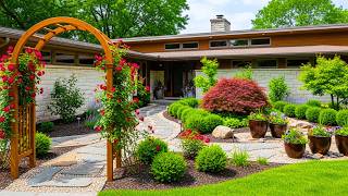 Creative Small Front Yard Entryway Garden Arches &amp; Gates | Modern Home Design Inspiration