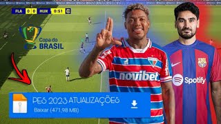 NOVAS TRANSFERÊNCIAS! PES 2023 PPSSPP BRASILEIRÃO