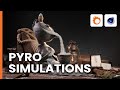 Pyro simulations directly in Corona for Cinema 4D