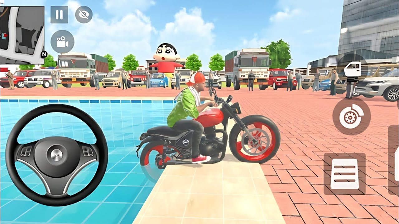 Modified Jack Bike 🚨 Indian Gangster Open World Rampage | Android Simulator Gameplay 🚓 #1 