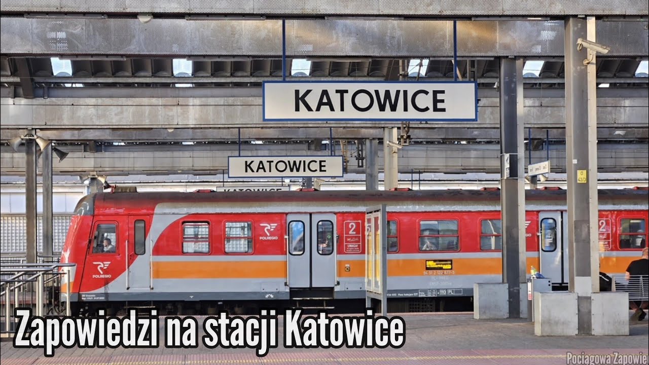 Katowice - Mix zapowiedzi pociągów/Mix train announcements