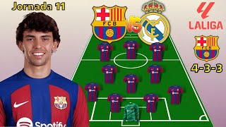 🚨BARCELONE VS REAL MADRID COMPOSITION PARFAITE DU BARCELONE! ACTUALITÉS DE BARCELONE!
