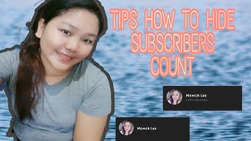 how to HIDE SUBSCRIBERS COUNT | TUTORIAL | TAGALOG