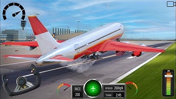 Real Flight Airplane City Pilot Simulator - Plane Boeing Emergency Landing 3D - Android Gameplay