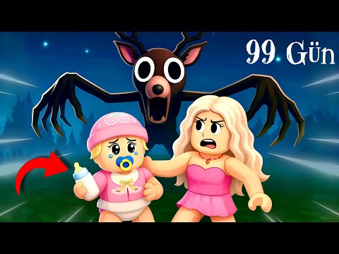 Korkunç Ormanda 99 Gün❗️👶🏼Çocukları Kurtarabilecek misin❓| Roblox