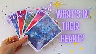 PICK A CARD / HIS FEELINGS FOR YOU / What is in their heart? Tarot