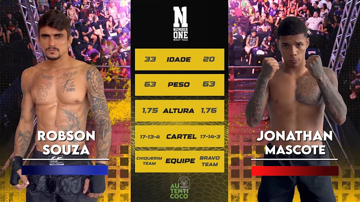 Robson Souza Vs Jonathan Mascote I Camisa de Força Fight.