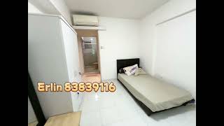 Sengkang MRT @ 314C Common Room Full furn AC WiFi for lady tenant. Call 83839116 Er Lin 