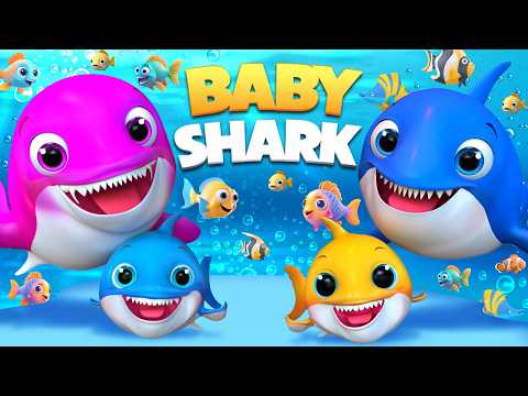 Baby Shark Mixing Colors Song & Bingo Dog Song 🎨🦈 | Fun Learning for Kids #singalongfun #childrens