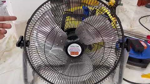 Quạt năng lượng mặt trời BẢN ĐỘ PINQuạt chạy động cơ không chổi thanChạy 12 cấp độ 