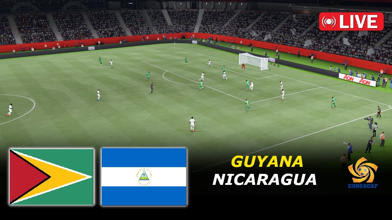 🔴Guyana vs Nicaragua | FIFA Women's World Cup qualifier 2025 | eFootball PES 21 Simulation