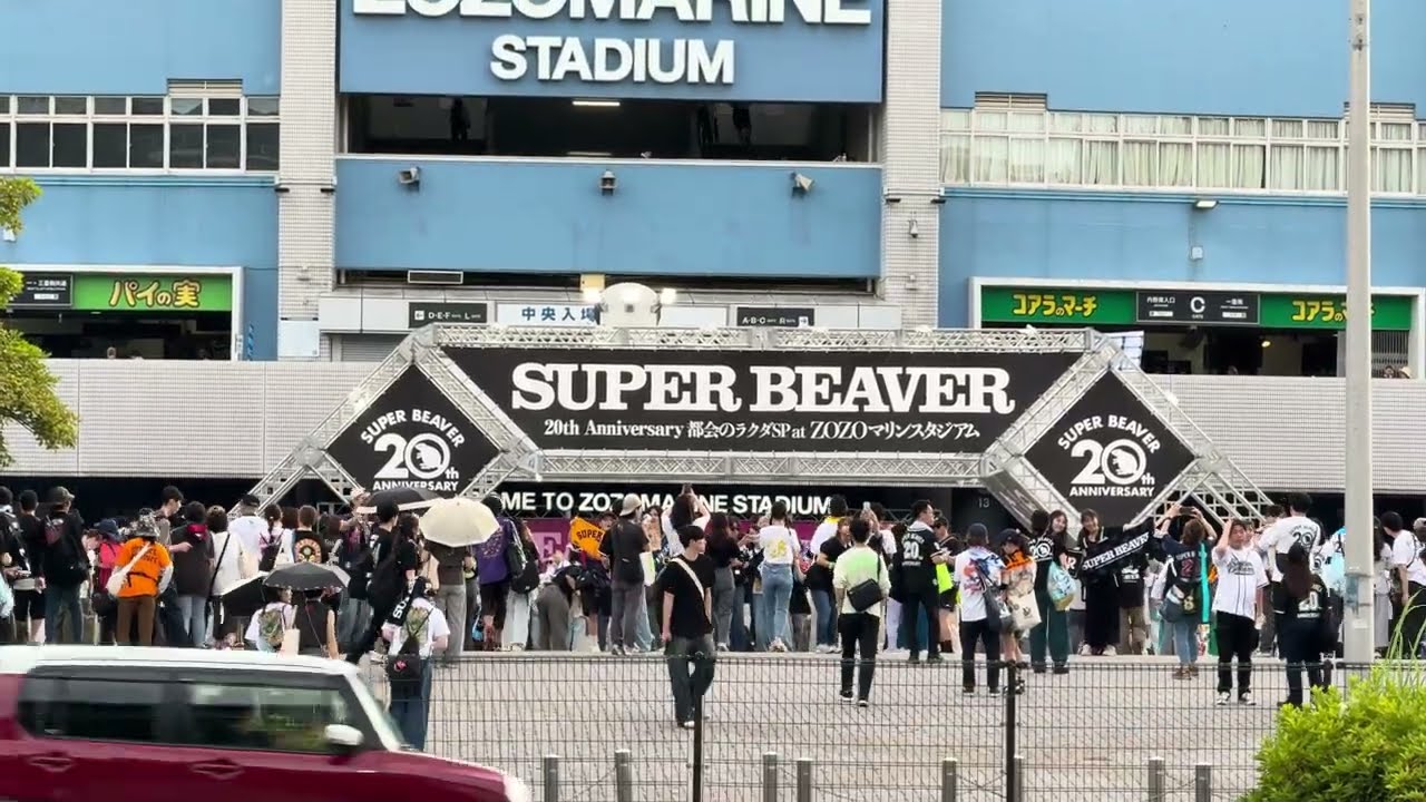 SUPER BEAVER 20th Anniversary 都会のラクダSP at ZOZOマリンスタジアム