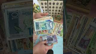 Banknotes from all countries around the world