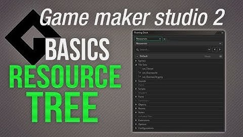 🔴Game Maker Studio 2 | Basics - Resource Tree + all resources explained