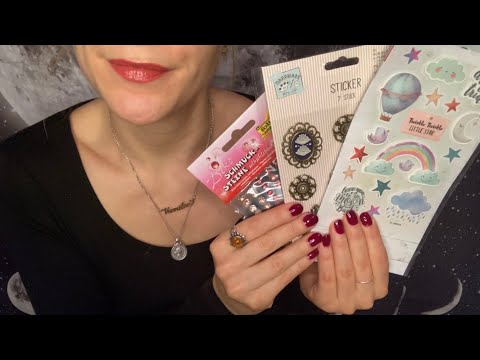 ASMR TINGLY STICKER SHOP | Entspanntes Beratung Roleplay | Deutsch / German | SleepyMoon ASMR