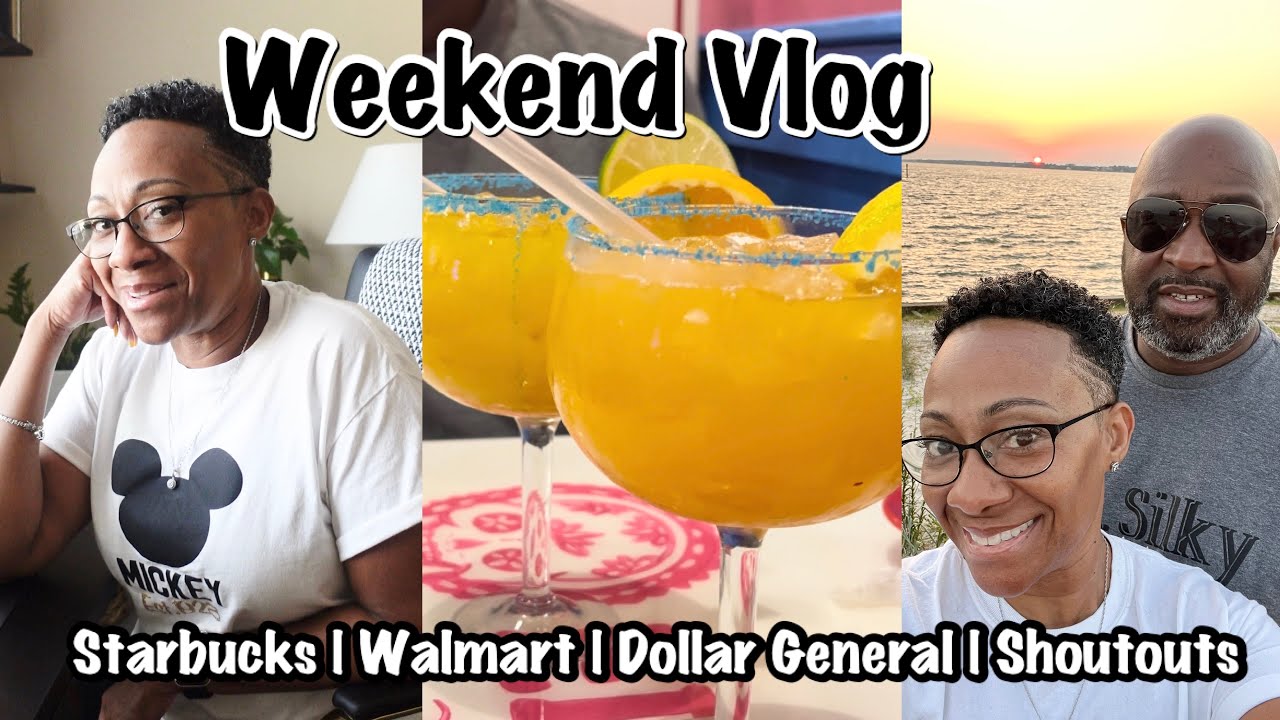 WEEKEND VLOG STARBUCKS WALMART DOLLAR GENERAL SHOUTOUTS YouTube