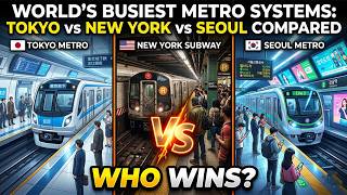 World’s Busiest Metro Systems: Tokyo vs New York vs Seoul Compared