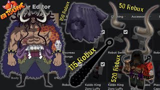 ROBLOX AVATAR: Kaido(One Piece) | How to make it - YouTube