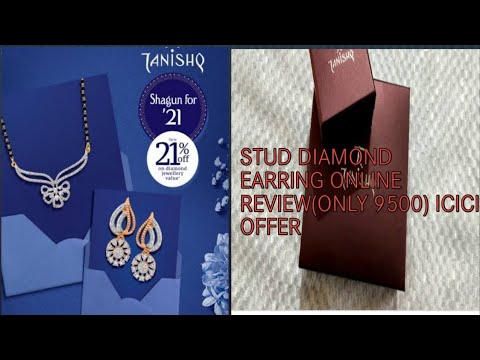 Tanishq Stud Diamond Earrings Online Review (only 9500 in offer)