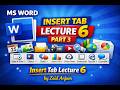 Microsoft Office || Lecture 6 || Insert Tab || Part 3
