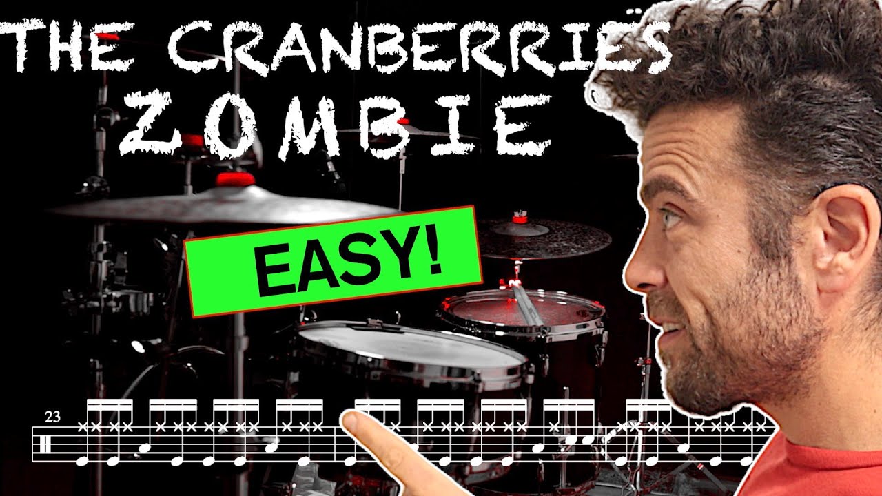 The Cranberries   Zombie   Drum cover with scrolling drum sheet