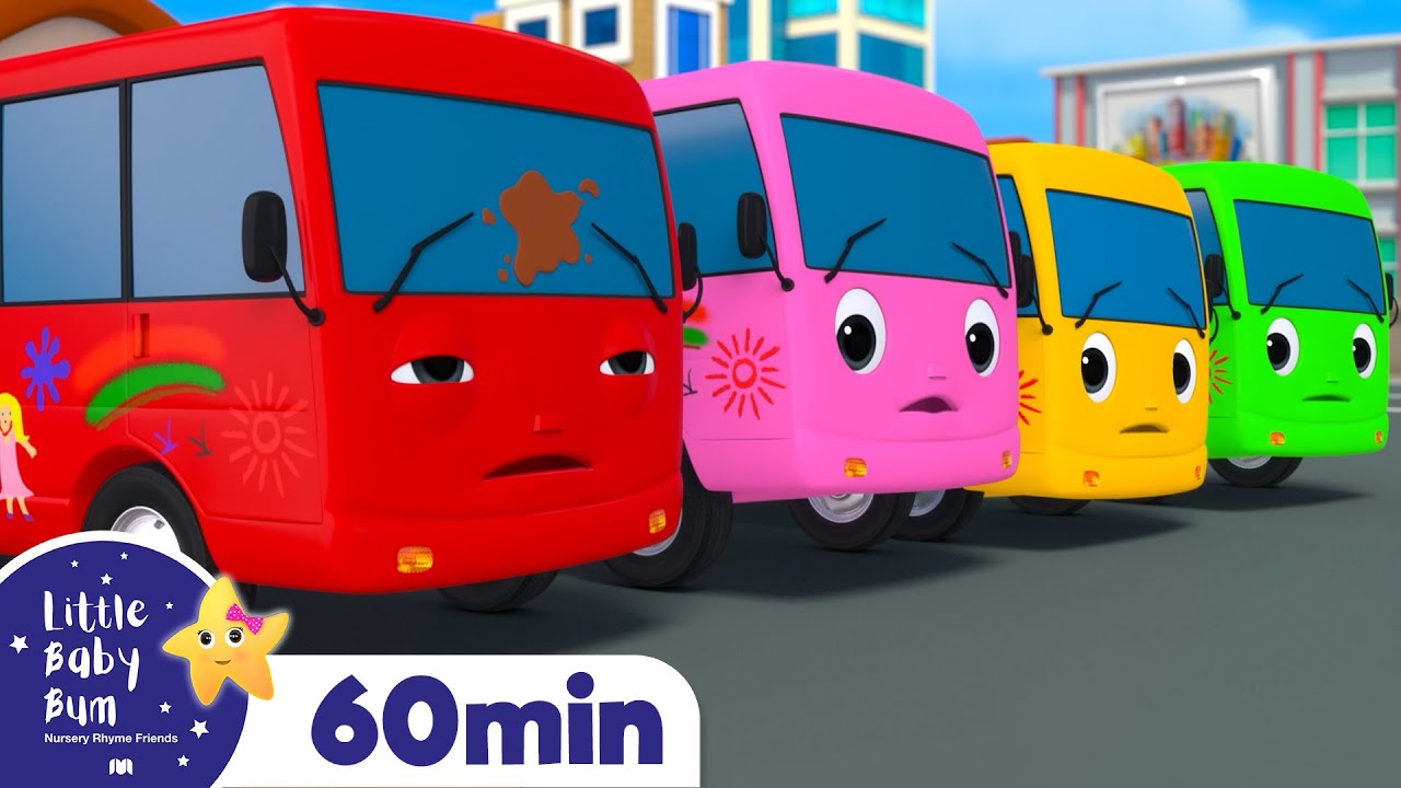 Bus wash Song  +More Little Baby Bum Kids Songs and Nursery Rhymes 