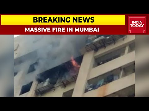 Massive Fire Breaks Out At Kamala Building In Mumbai , 6 Injured | Breaking News thumbnail