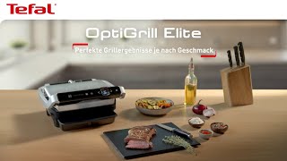 Tefal Kontaktgrill OptiGrill Elite GC750D + Waffelplatten, 2000,00 W, +  Snacking-/Bakingschale + 3 Extras