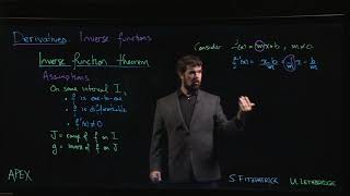 Derivatives: Inverse - 04. Inverse Function Theorem