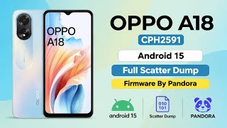 OPPO A18 CPH2591 Android 15 Full Scatter Dump Firmware | Pandora Tool 100% Tested