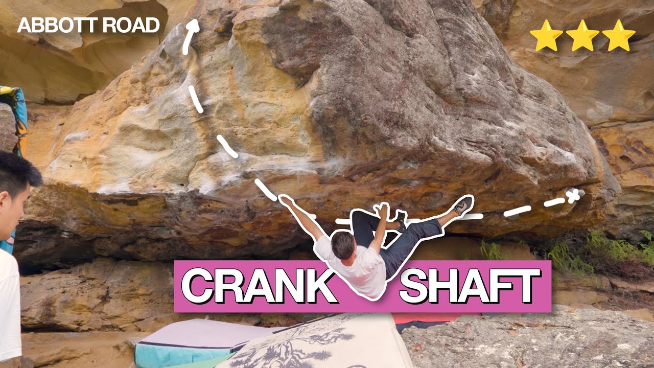 Re-discovered classic ⭐⭐⭐ Crankshaft (V9) at Abbott Road, Sydney