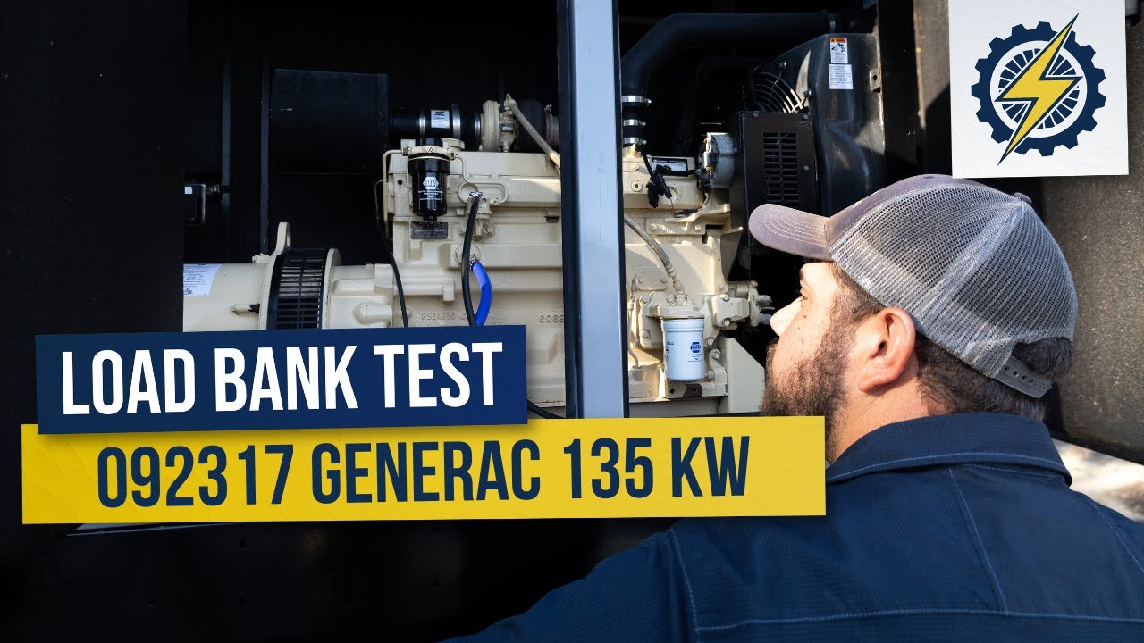 Load Bank Testing a 135kW Kohler/Rehlko Diesel Generator For Sale