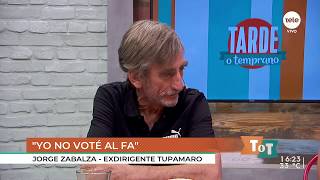 Jorge Zabalza: "Mujica recuerda una cerveza y no las muertes" de la Toma de Pando