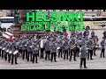 Helsinki, the changing of the Guard gets photo bombed